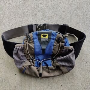 Blue and Brown Waist Pack